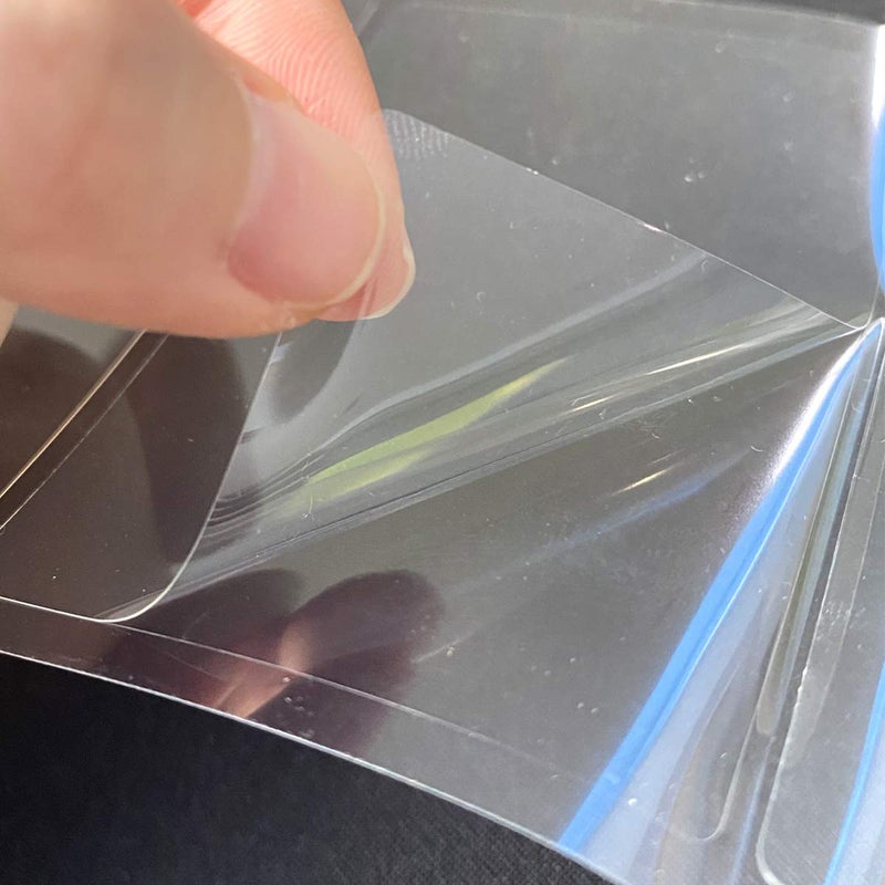Top label Clear Label Protector,Clear Packing Seal Lable,2.5X3 Inch Transparent Tape Adhesive Stickersï¼Œ500 Pcs - Image 2